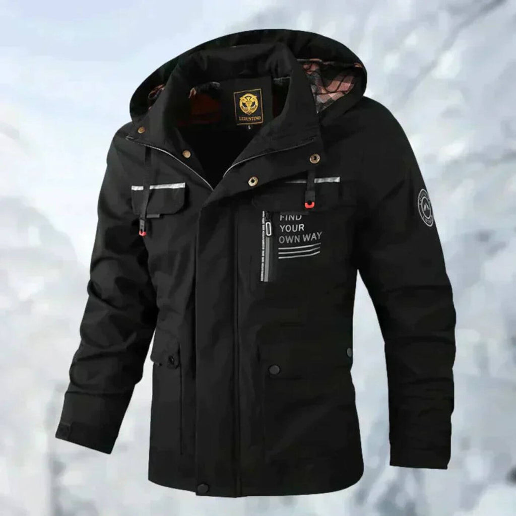 Marcus | Men's Hooded Jacket | Cargo Pockets · PNY