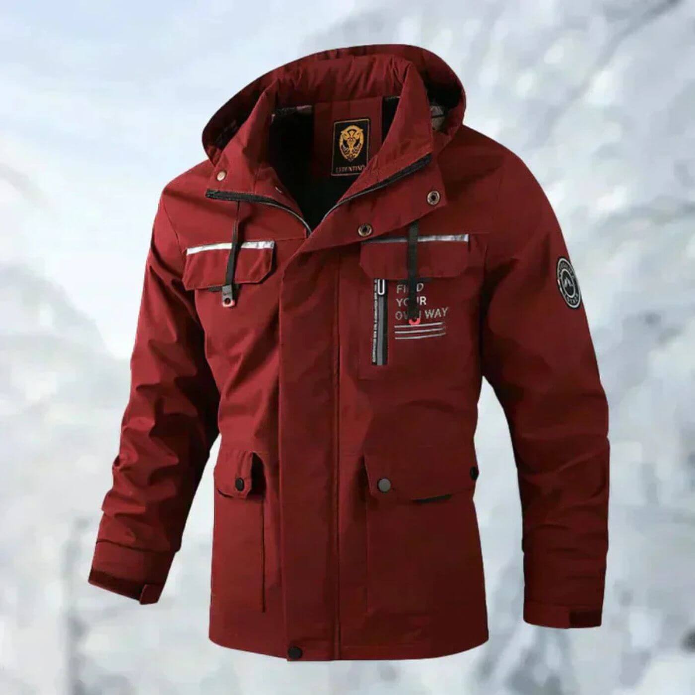 Marcus | Men's Hooded Jacket | Cargo Pockets · PNY