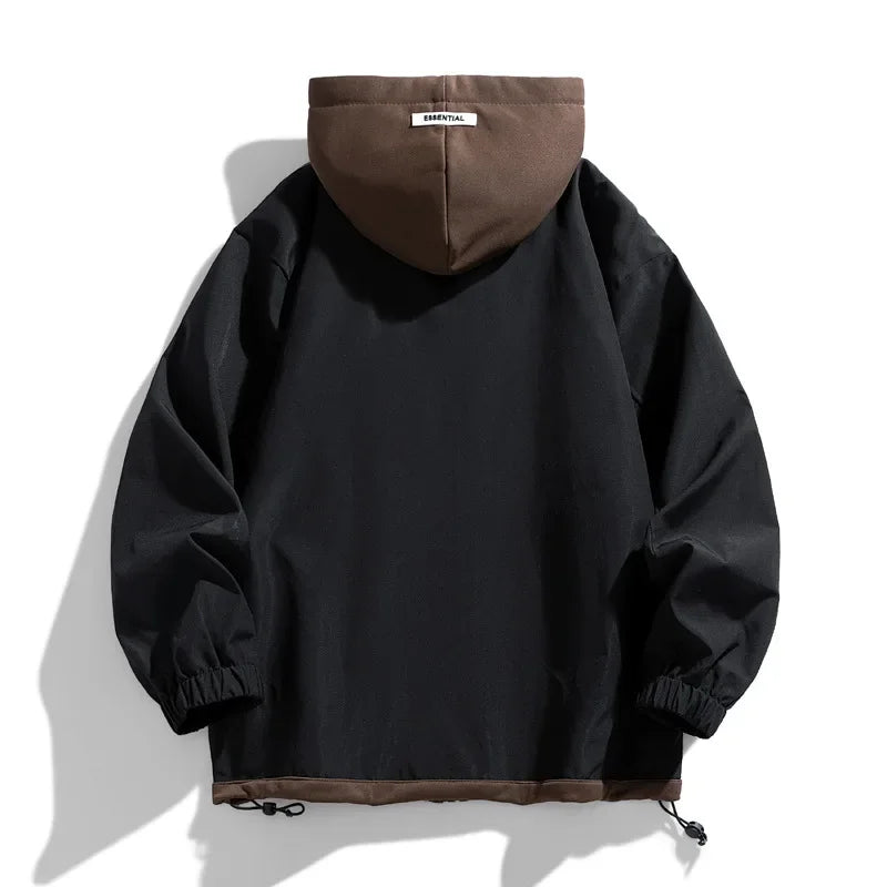 Marcus | Men's Hooded Jacket | Drawstring Collar · PNY