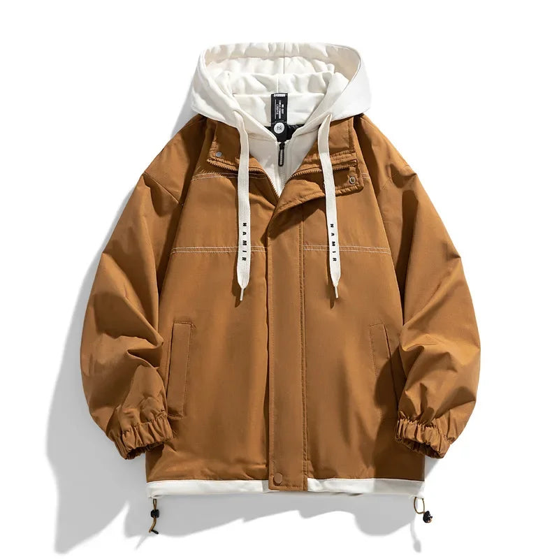 Marcus | Men's Hooded Jacket | Drawstring Collar · PNY