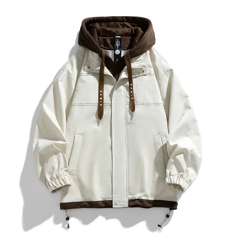 Marcus | Men's Hooded Jacket | Drawstring Collar · PNY