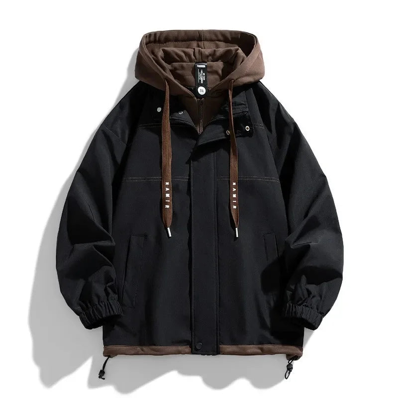 Marcus | Men's Hooded Jacket | Drawstring Collar · PNY