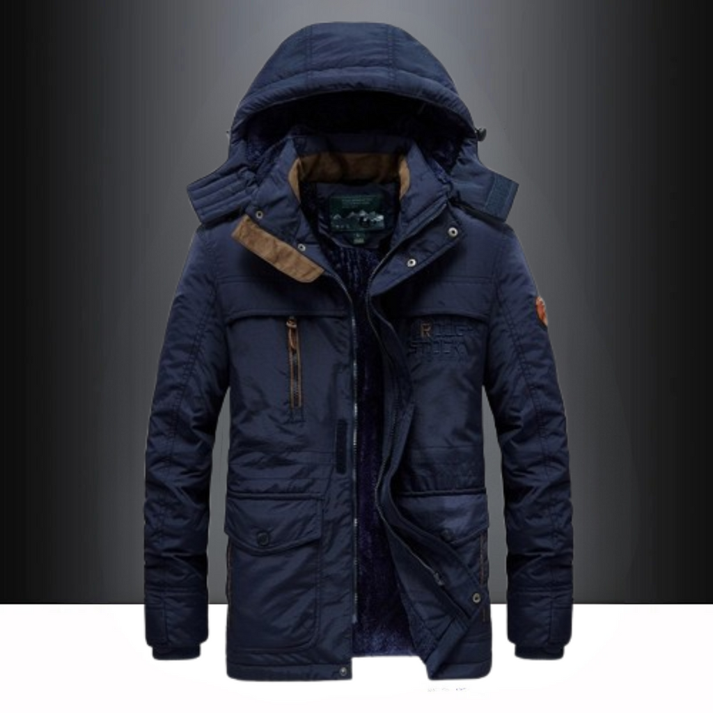 Marcus | Men's Hooded Parka | Fleece-Lined · PNY