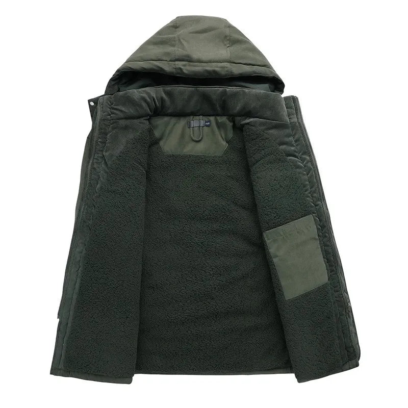 Marcus | Men's Hooded Parka | Fleece-Lined · PNY