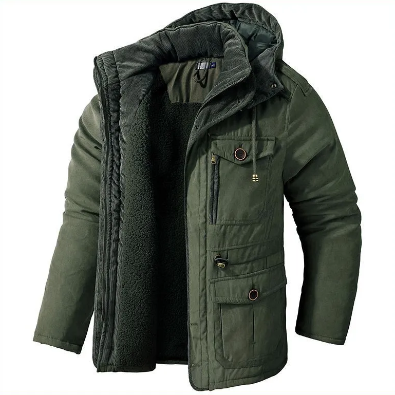 Marcus | Men's Hooded Parka | Fleece-Lined · PNY