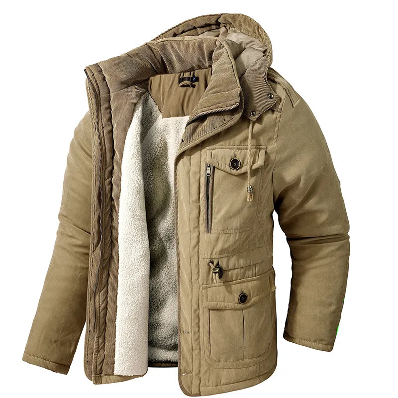 Marcus | Men's Hooded Parka | Fleece-Lined · PNY