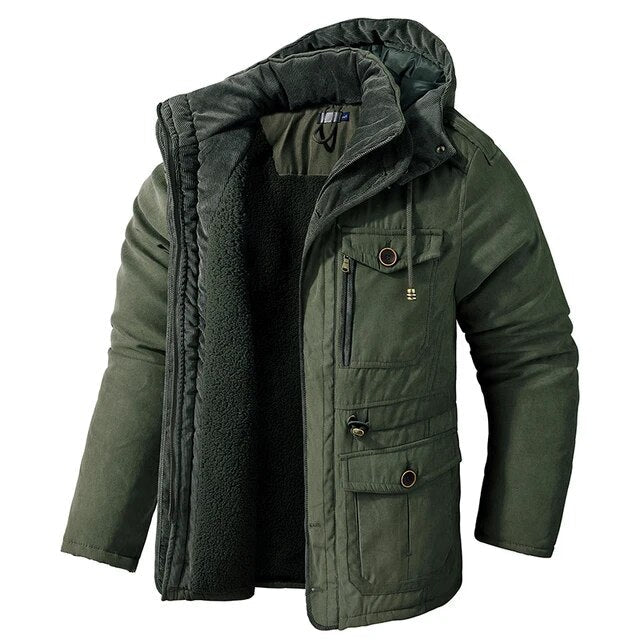 Marcus | Men's Hooded Parka | Fleece-Lined · PNY