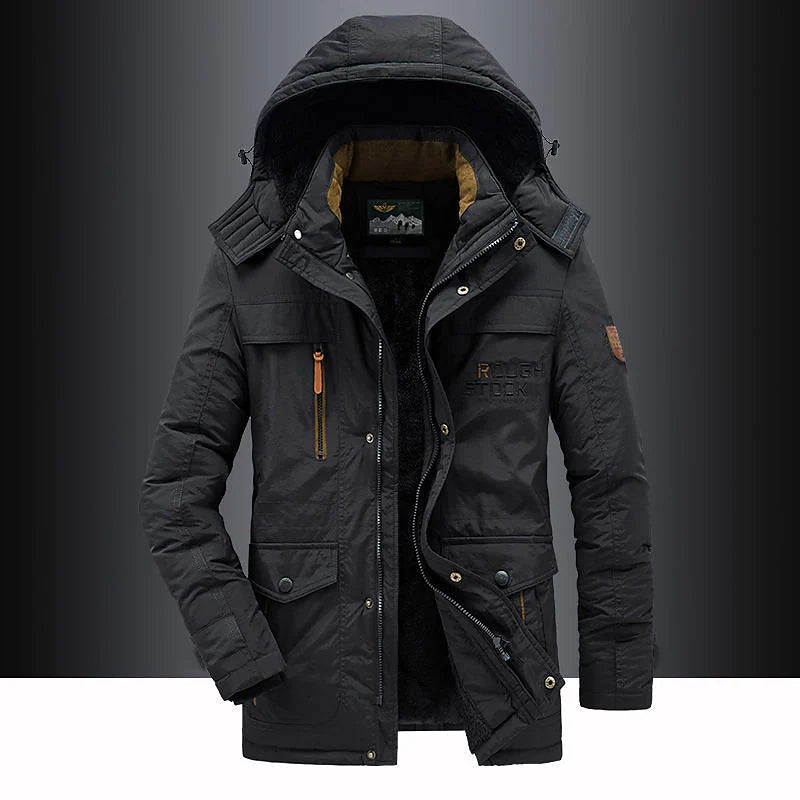Marcus | Men's Hooded Parka | Fleece-Lined · PNY