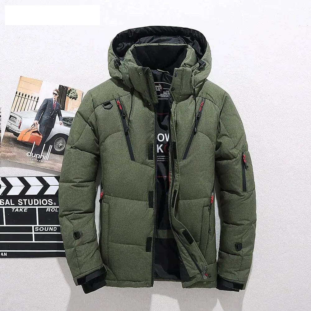 Marcus | Men's Hooded Puffer Jacket | Down-Filled · PNY