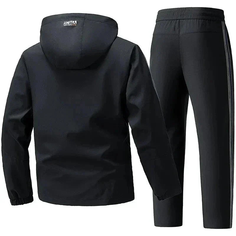 Marcus | Men's Hooded Tracksuit | Side-Stripe Two-Piece · PNY
