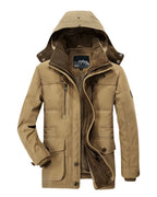 Marcus | Men's Hooded Winter Jacket | Fleece-Lined · PNY