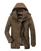 Marcus | Men's Hooded Winter Jacket | Fleece-Lined · PNY