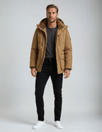 Marcus | Men's Hooded Winter Jacket | Fleece-Lined · PNY