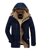 Marcus | Men's Hooded Winter Jacket | Fleece-Lined · PNY