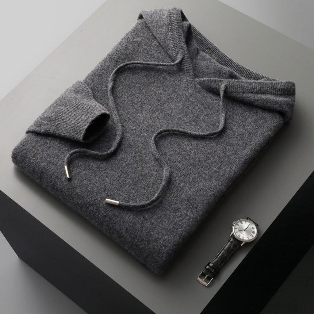 Marcus | Men's Knit Hoodie | Drawstring · PNY