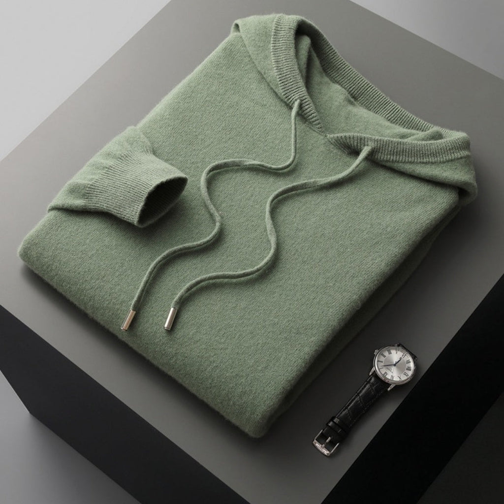 Marcus | Men's Knit Hoodie | Drawstring · PNY