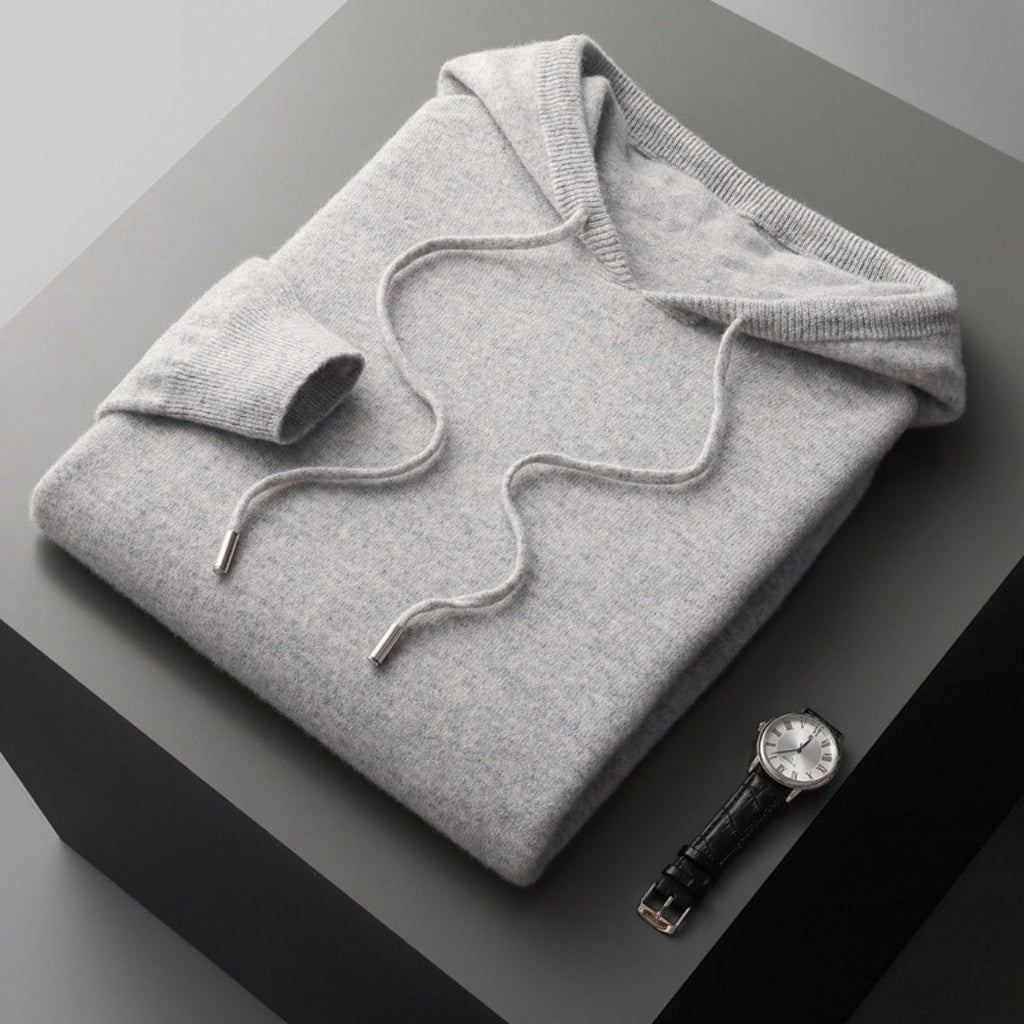 Marcus | Men's Knit Hoodie | Drawstring · PNY