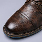 Marcus | Men's Lace-Up Boots | Cap-Toe Leather · PNY