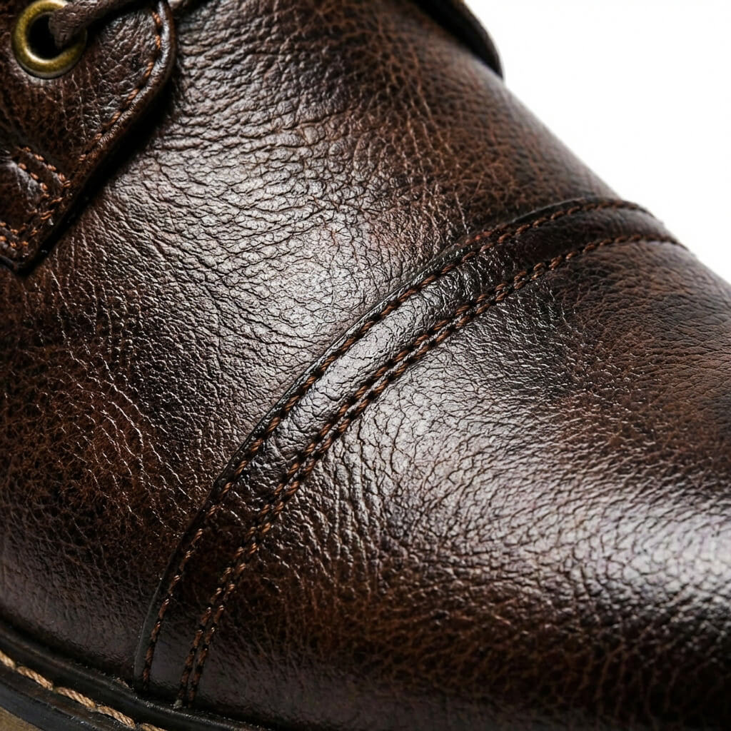 Marcus | Men's Lace-Up Boots | Cap-Toe Leather · PNY
