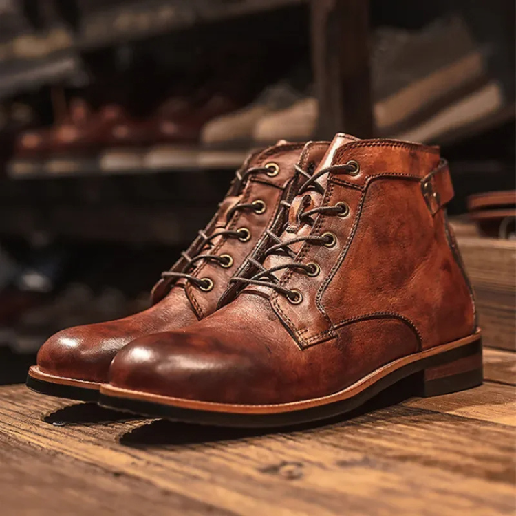 Marcus | Men's Lace-Up Boots | Leather · PNY