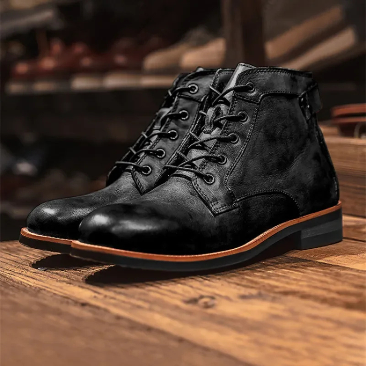 Marcus | Men's Lace-Up Boots | Leather · PNY