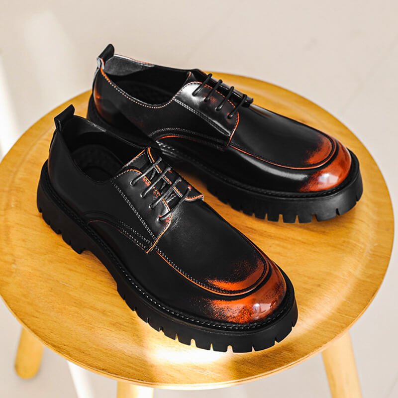 Marcus | Men's Lace-Up Derby Shoes | Platform Sole · PNY
