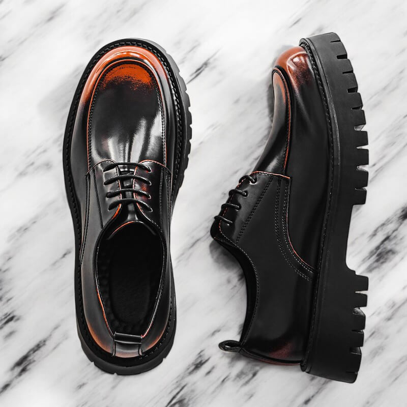 Marcus | Men's Lace-Up Derby Shoes | Platform Sole · PNY