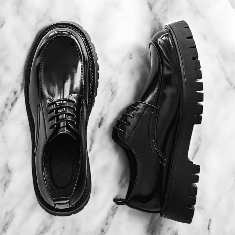 Marcus | Men's Lace-Up Derby Shoes | Platform Sole · PNY
