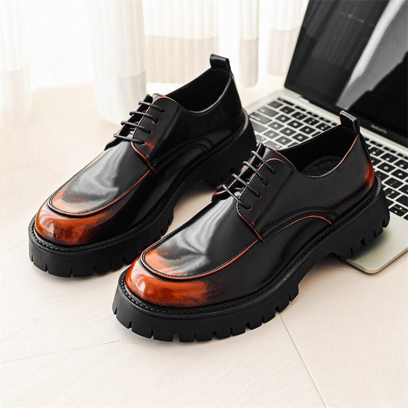Marcus | Men's Lace-Up Derby Shoes | Platform Sole · PNY