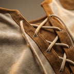 Marcus | Men's Lace-Up Shirt | Elbow Patches · PNY