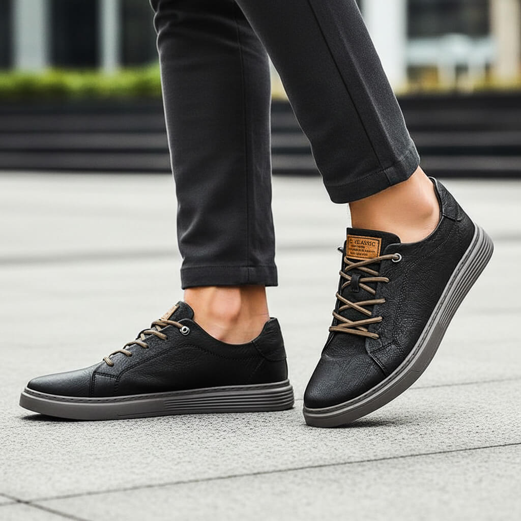 Marcus | Men's Lace-Up Sneakers | Contrast Sole · PNY