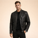 Marcus | Men's Moto Jacket | Zip Front · PNY