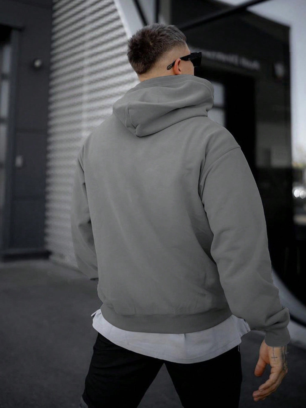 Marcus | Men's Oversized Hoodie | Kangaroo Pocket · PNY
