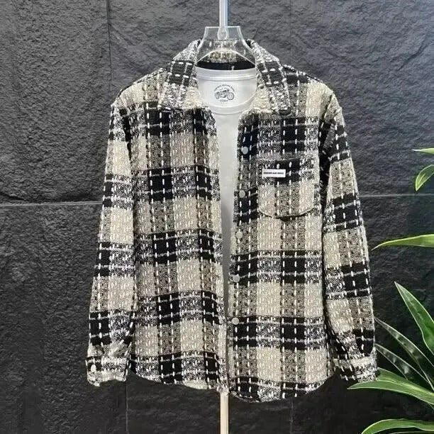 Marcus | Men's Plaid Overshirt | Chest Pocket · PNY
