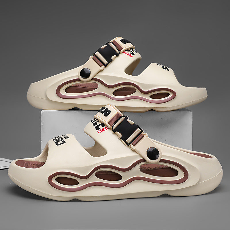 Marcus | Men's Platform Sandals | Buckle Strap · PNY
