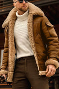 Evan | Men's Shearling Leather Jacket | Fur-Lined