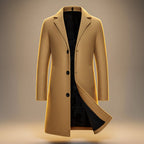 Marcus | Men's Single-Breasted Overcoat | Notch Lapel · PNY