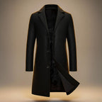 Marcus | Men's Single-Breasted Overcoat | Notch Lapel · PNY