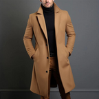 Marcus | Men's Single-Breasted Overcoat | Notched Lapel · PNY