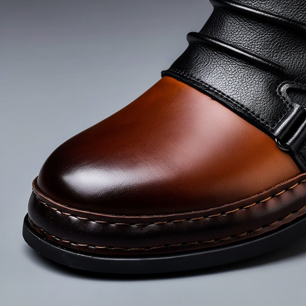 Marcus | Men's Slip-On Boots | Buckle Strap · PNY