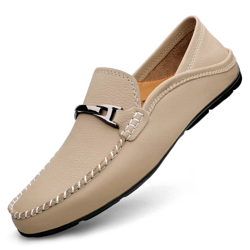 Marcus | Men's Slip-On Loafers | Metal Buckle · PNY
