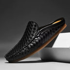 Marcus | Men's Slip-On Mules | Woven Detail · PNY