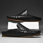 Marcus | Men's Slip-On Mules | Woven Detail · PNY