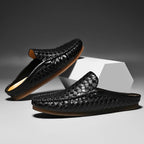 Marcus | Men's Slip-On Mules | Woven Detail · PNY