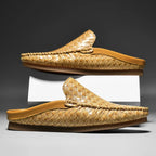 Marcus | Men's Slip-On Mules | Woven Detail · PNY