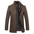 Liam | Men's Stand-Collar Coat | Wool Blend