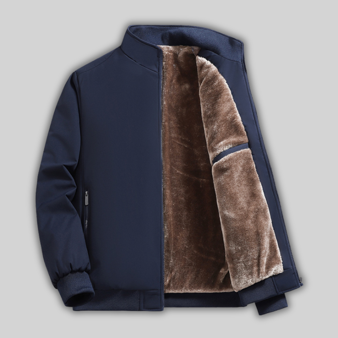 Marcus | Men's Stand-Collar Jacket | Sherpa-Lined · PNY