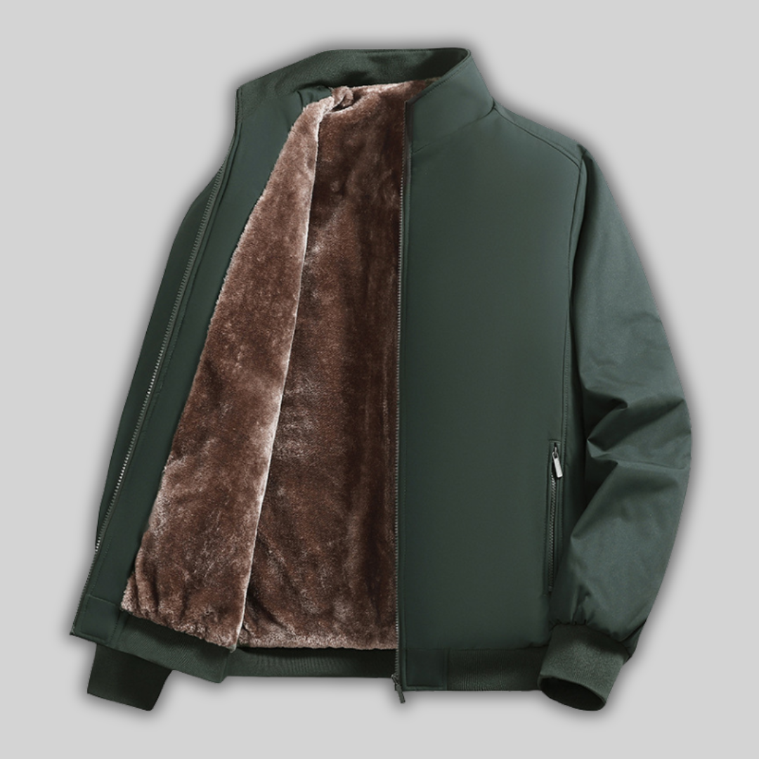 Marcus | Men's Stand-Collar Jacket | Sherpa-Lined · PNY