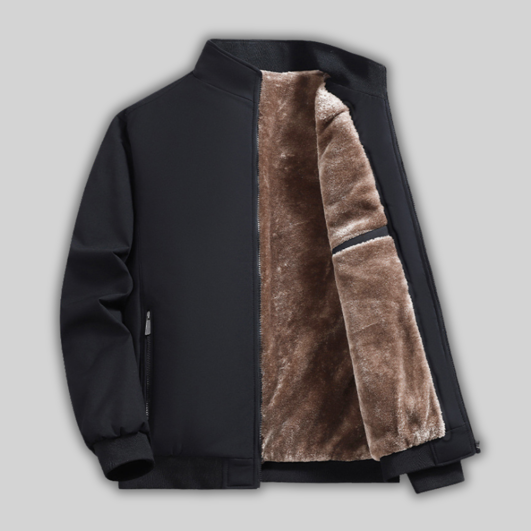 Marcus | Men's Stand-Collar Jacket | Sherpa-Lined · PNY
