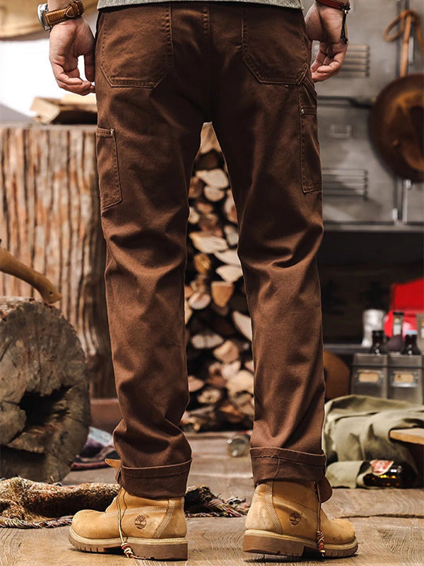 Marcus | Men's Straight-Leg Cargo Pants | Rivet Pockets · PNY